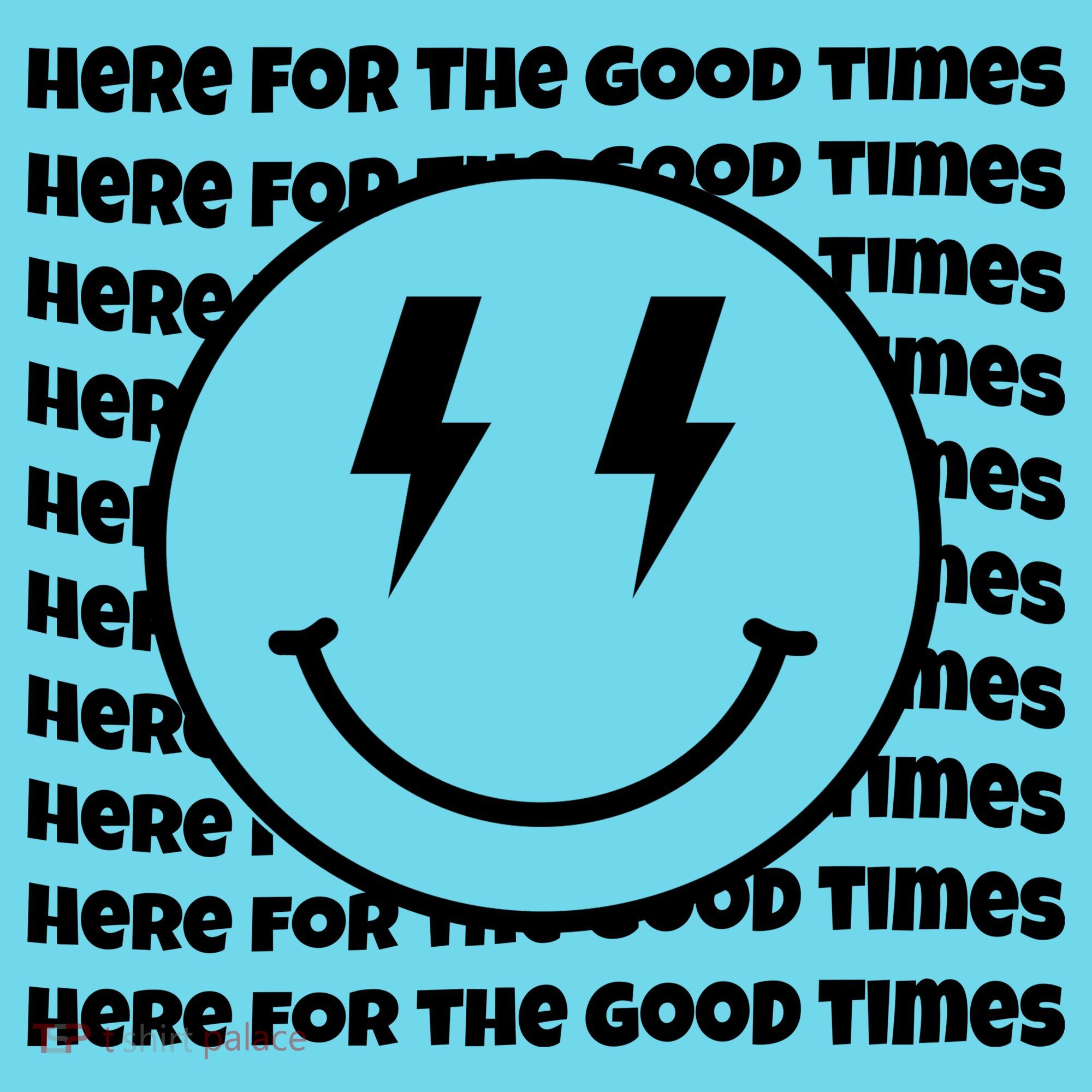 Here For The Good Times Retro Smile Long Sleeve Shirt
