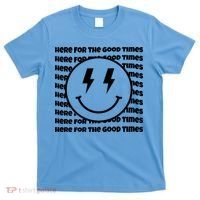 Here For The Good Times Retro Smile T-Shirt thumb 0