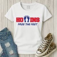 Hollins Free The Feet Women's T-Shirt thumb 3