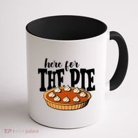 Here For The Pie Thanksgiving Holiday Coffee Mug thumb 1