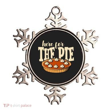 Here For The Pie Thanksgiving Holiday Ornament