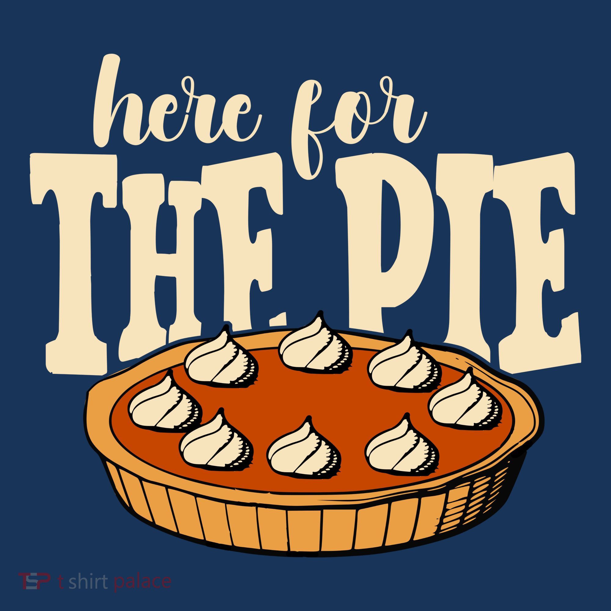 Here For The Pie Thanksgiving Holiday Doggie Tank