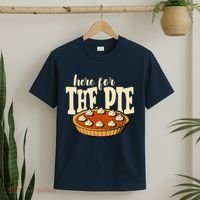 Here For The Pie Thanksgiving Holiday T-Shirt thumb 2