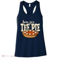 Here For The Pie Thanksgiving Holiday Women's Tank Top thumb 0