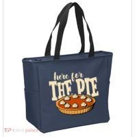 Here For The Pie Thanksgiving Holiday Tote Bag thumb 2