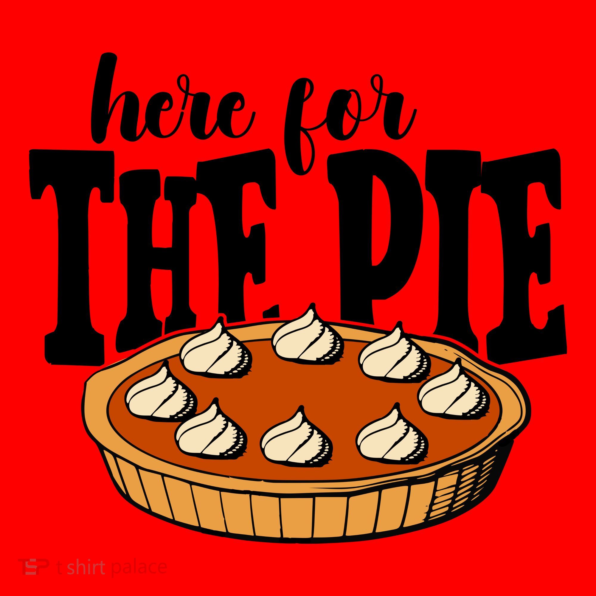 Here For The Pie Thanksgiving Holiday Santa Hat