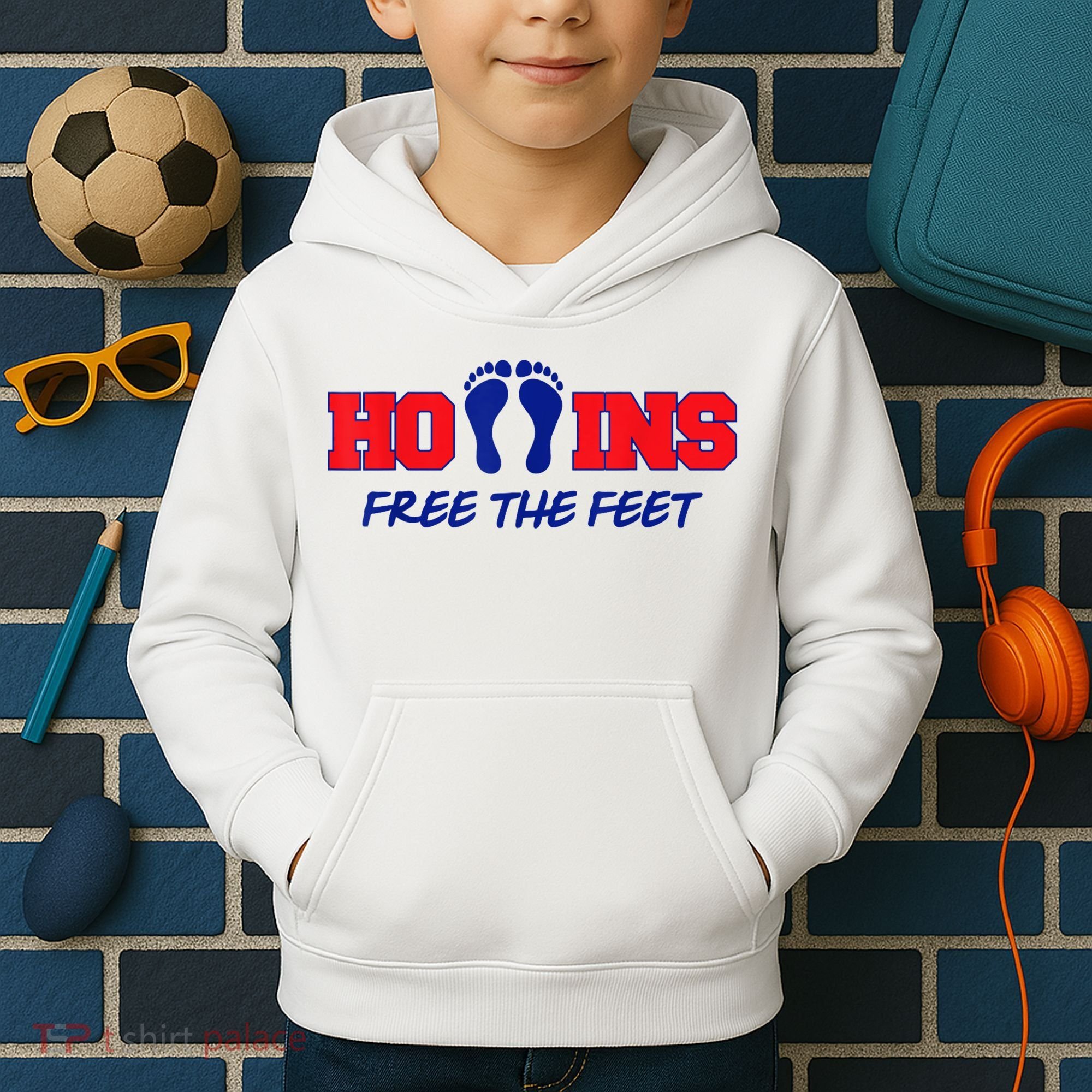 Hollins Free The Feet Kids Hoodie