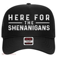 Here For The Shenanigans Irish Ireland St. Patrick's Day Hat thumb 0