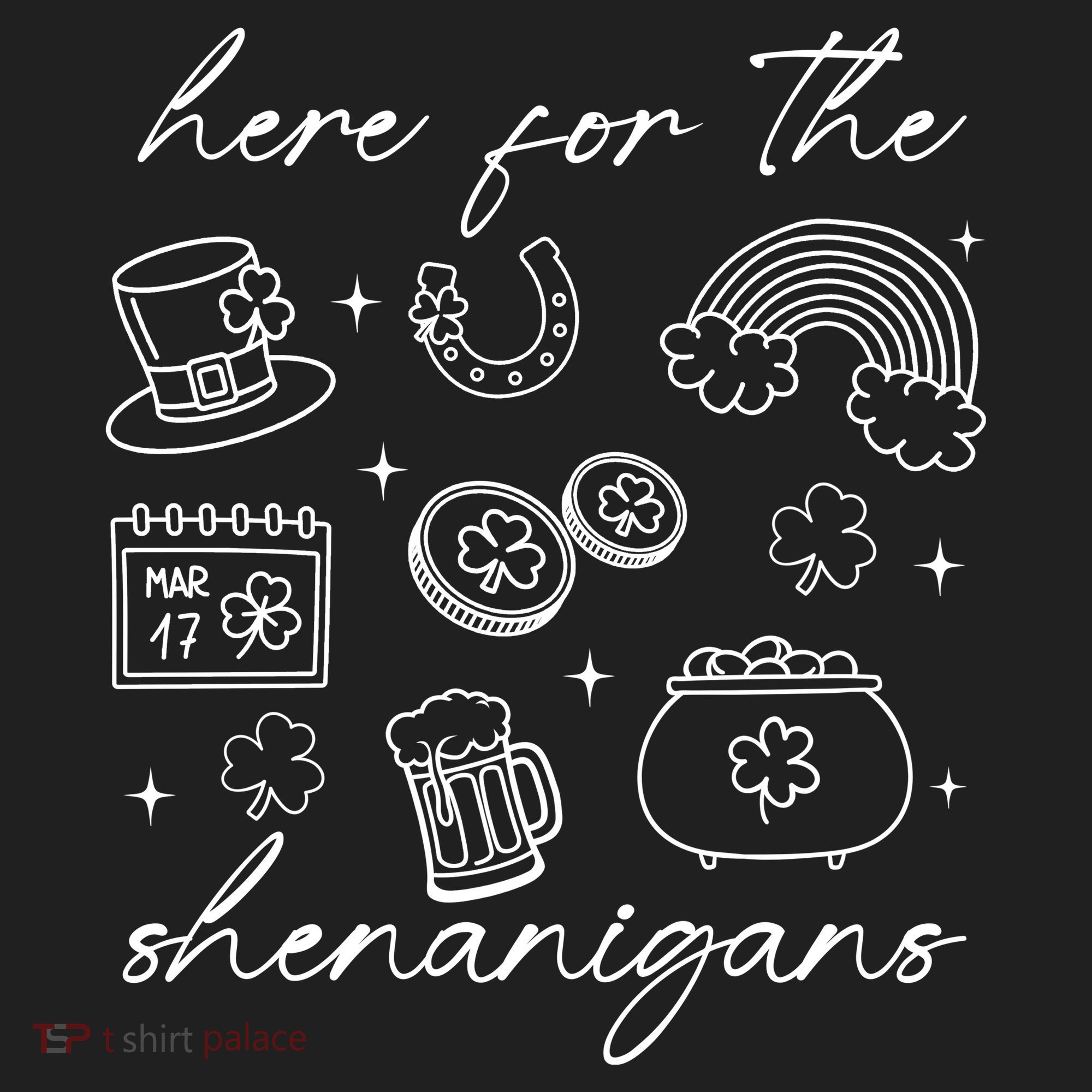 Here For The Shenanigans St Patricks Day Women's Sweatshirt