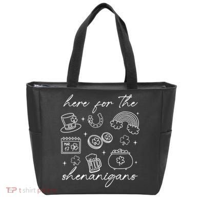 Here For The Shenanigans St Patricks Day Tote Bag