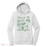 Here For The Shenanigans St Patricks Day Women's Hoodie thumb 0