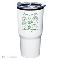Here For The Shenanigans St Patricks Day Tumbler thumb 0