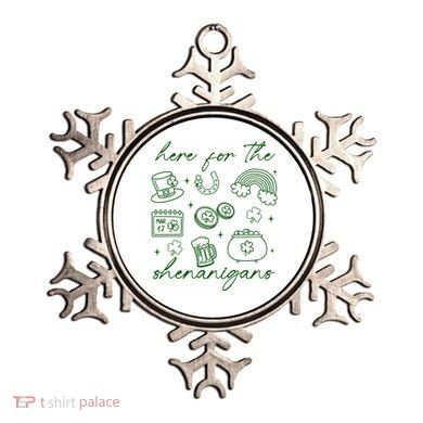 Here For The Shenanigans St Patricks Day Ornament