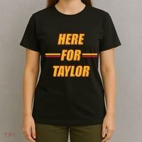 Here For Taylor Football Sports Fan T-Shirt thumb 4
