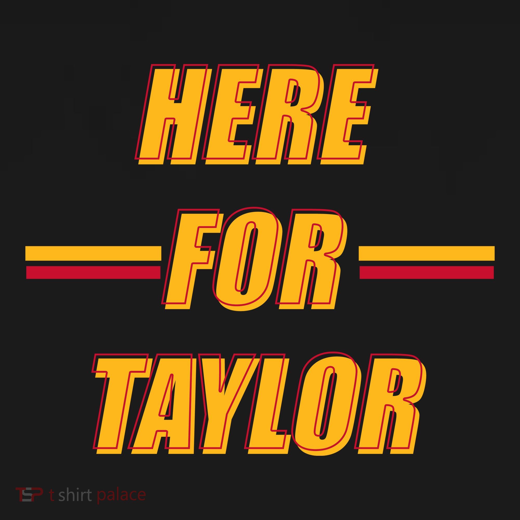 Here For Taylor Football Sports Fan Women's Tank Top