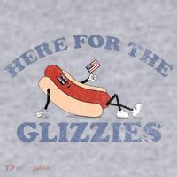 Here For The Glizzies 4th Of July Women's Sweatshirt thumb 2
