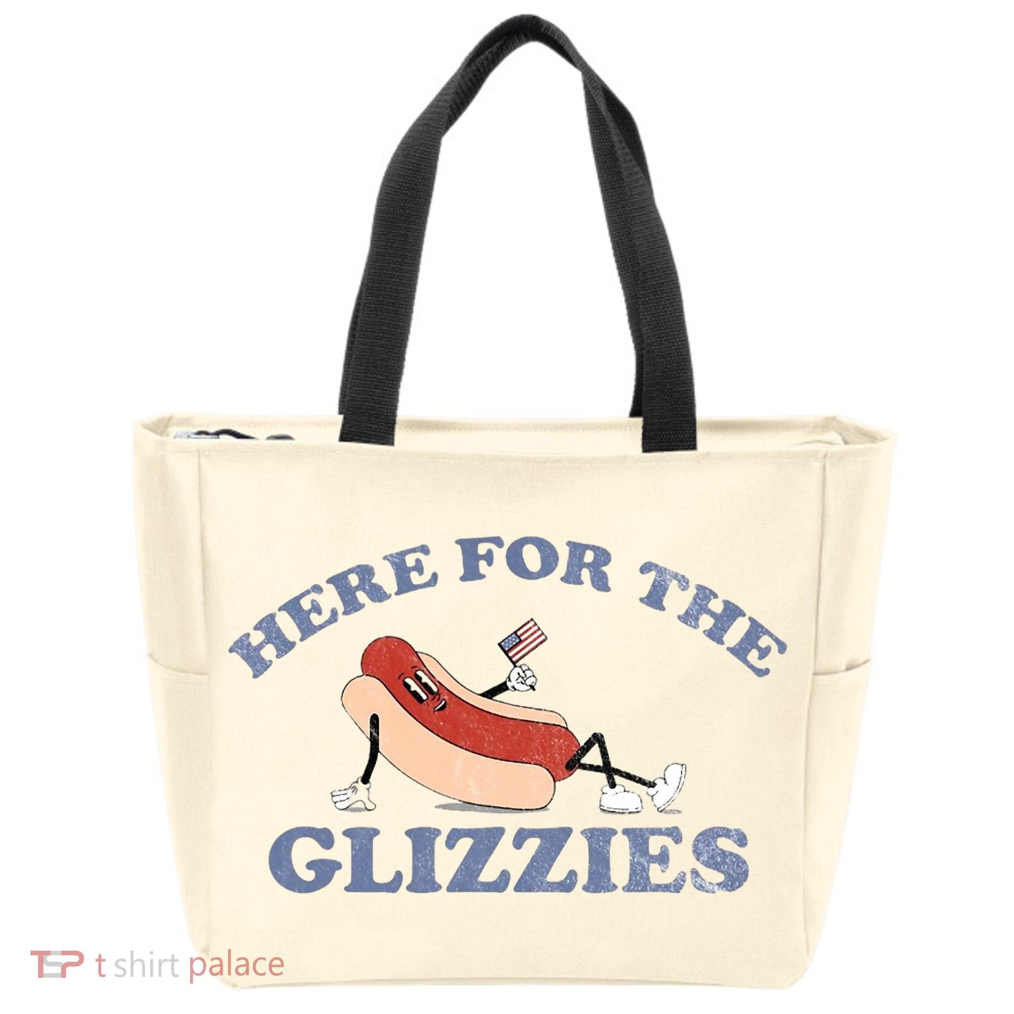 Here For The Glizzies 4th Of July Tote Bag