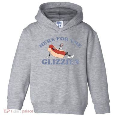Here For The Glizzies 4th Of July Toddler Hoodie