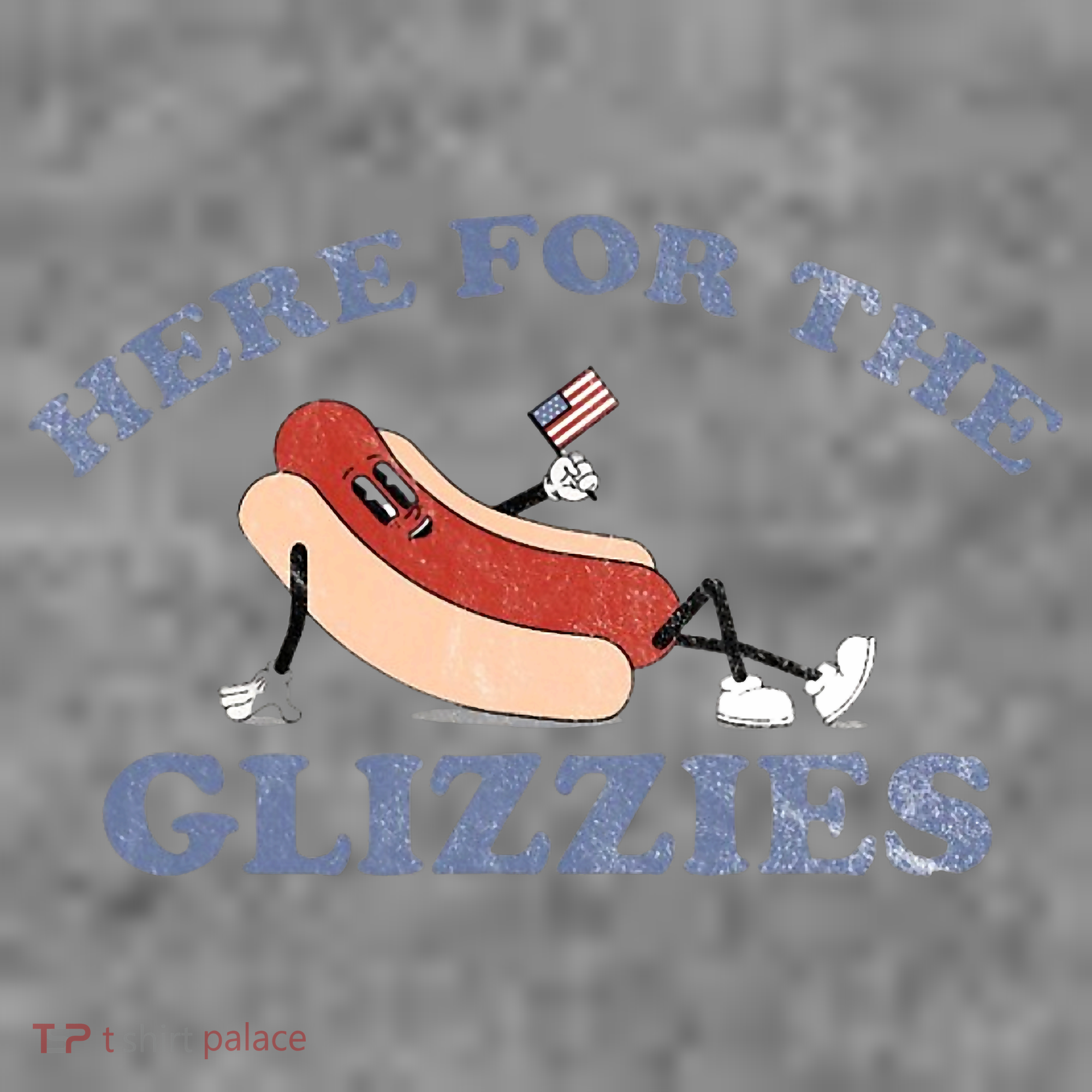 Here For The Glizzies 4th Of July Toddler Hoodie