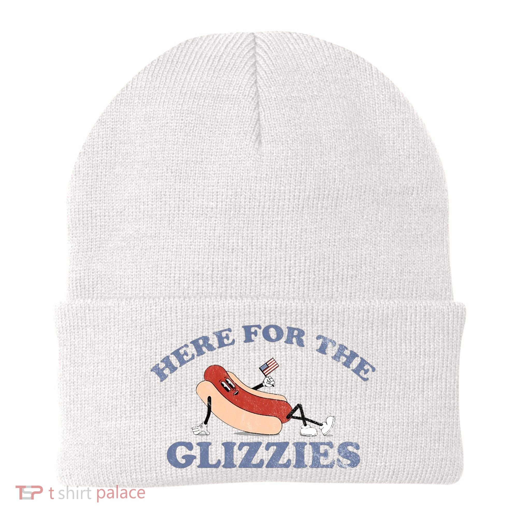 Here For The Glizzies 4th Of July Beanie