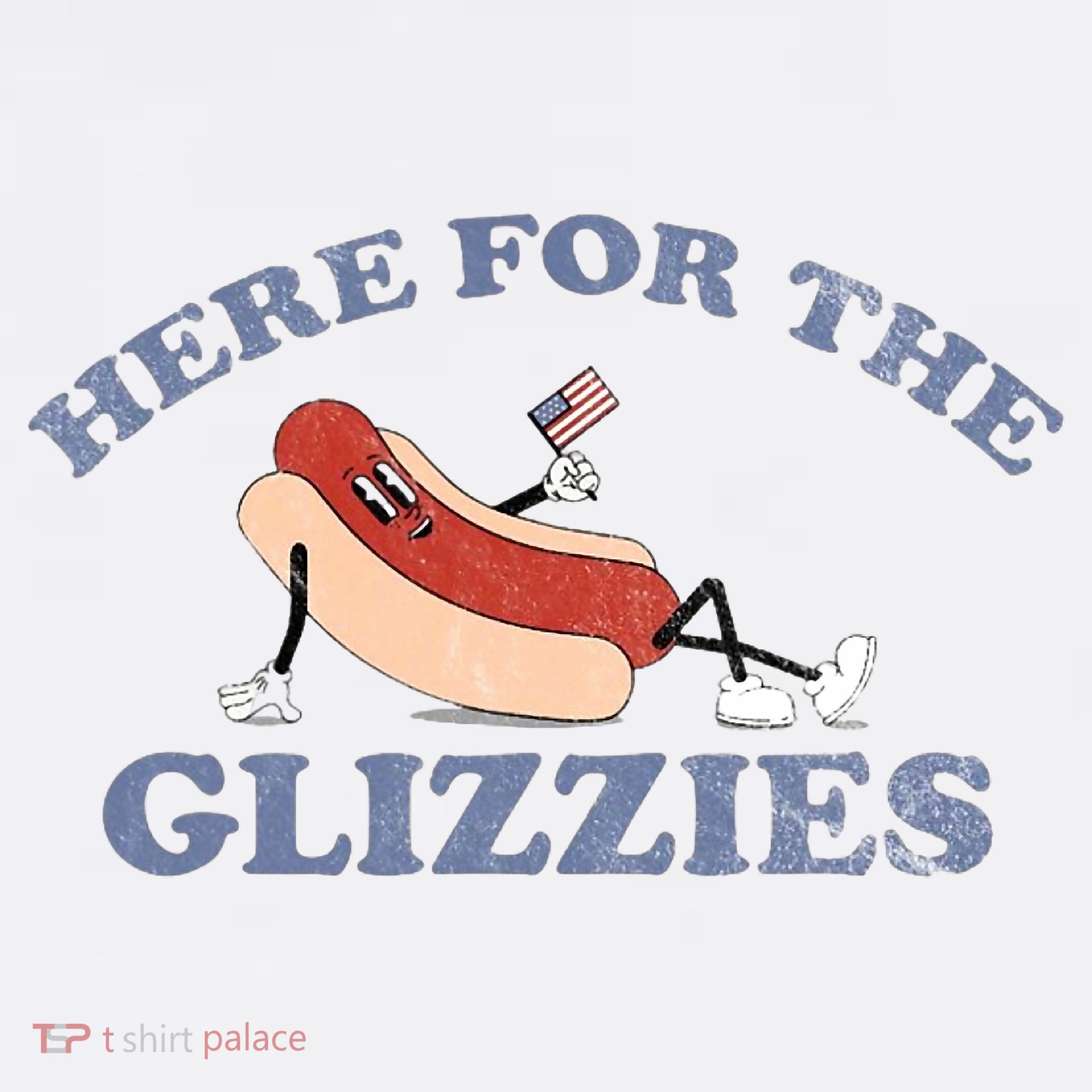 Here For The Glizzies 4th Of July Mousepad