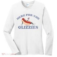 Here For The Glizzies 4th Of July Women's Long Sleeve Shirt thumb 0