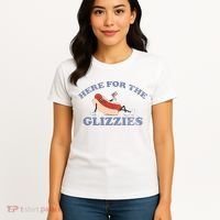 Here For The Glizzies 4th Of July Women's T-Shirt thumb 4
