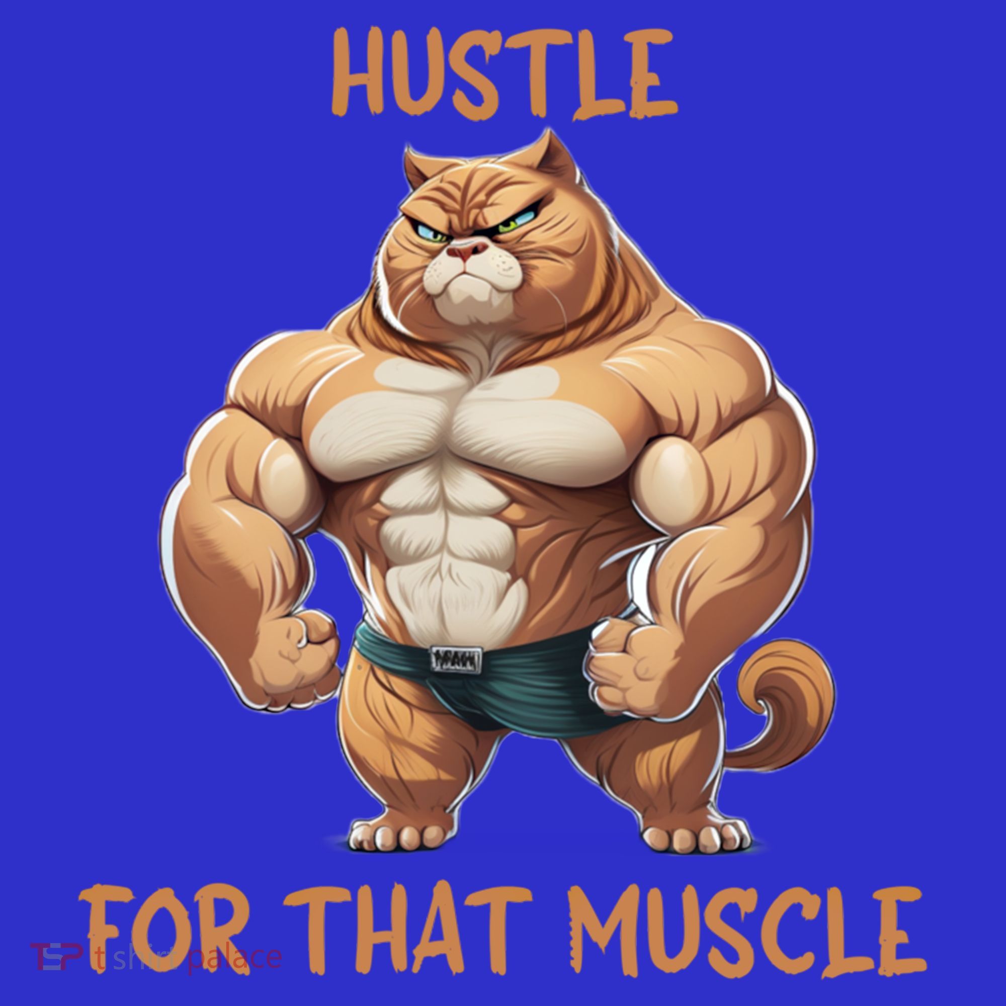 Hustle For That Muscle Cat Weightlifting Bodybuilding Gym Gift Women's Tank Top