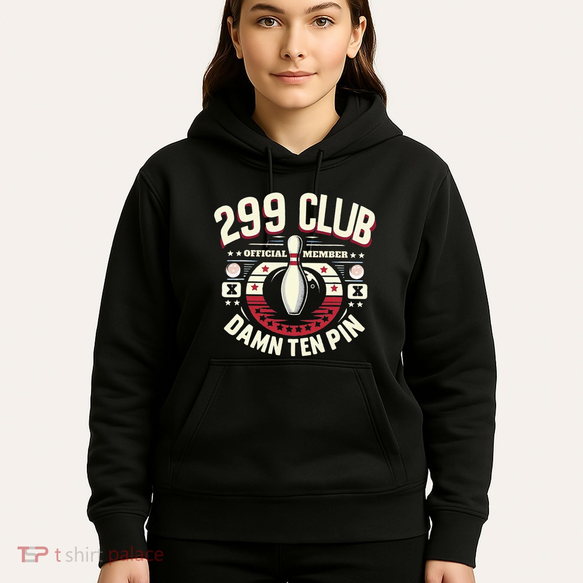 Humor Funny Ten Pin Bowling Hoodie