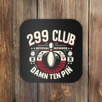 Humor Funny Ten Pin Bowling Coaster thumb 0