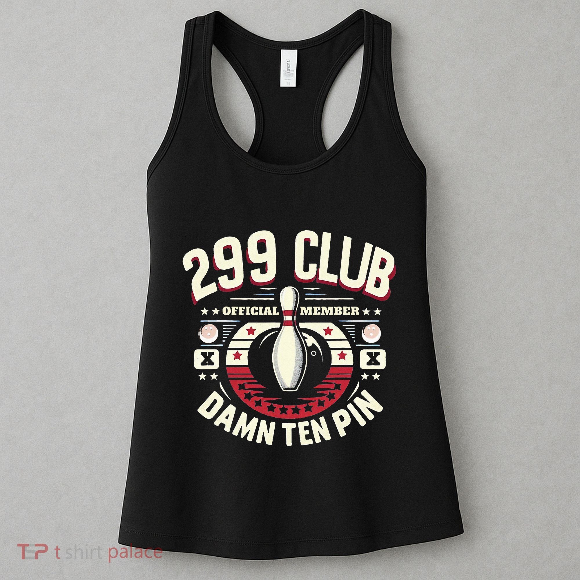 Humor Funny Ten Pin Bowling Women's Tank Top