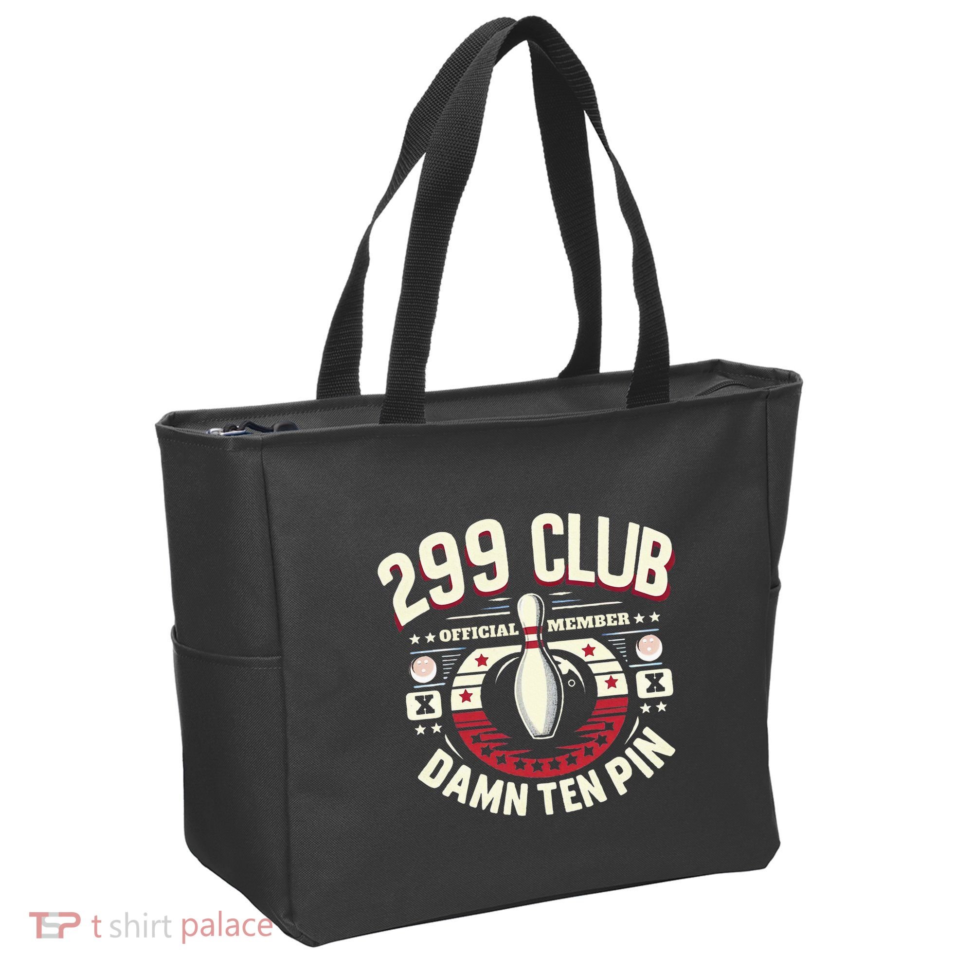 Humor Funny Ten Pin Bowling Tote Bag