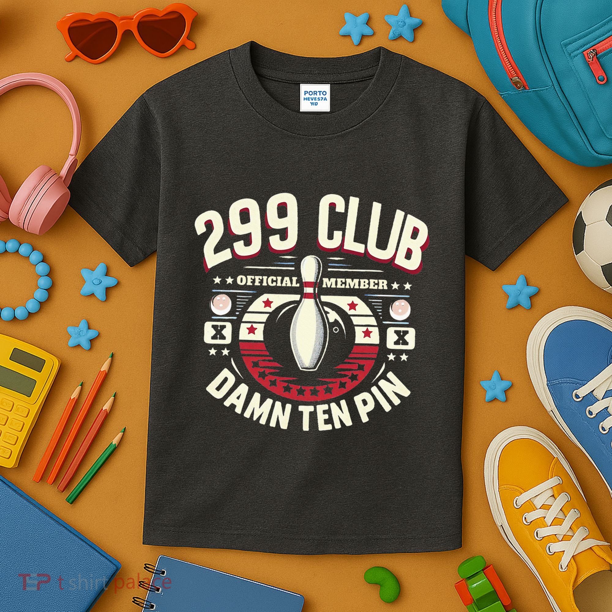 Humor Funny Ten Pin Bowling Kids T-Shirt