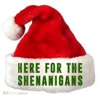 Here For The Shenanigans Santa Hat thumb 0