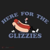 Here For The Glizzies 4th Of July Women's Sweatshirt thumb 2
