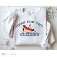 Here For The Glizzies 4th Of July Sweatshirt thumb 2