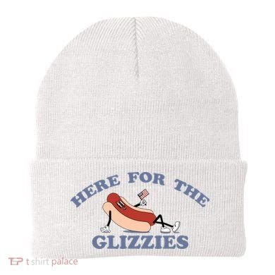 Here For The Glizzies 4th Of July Beanie
