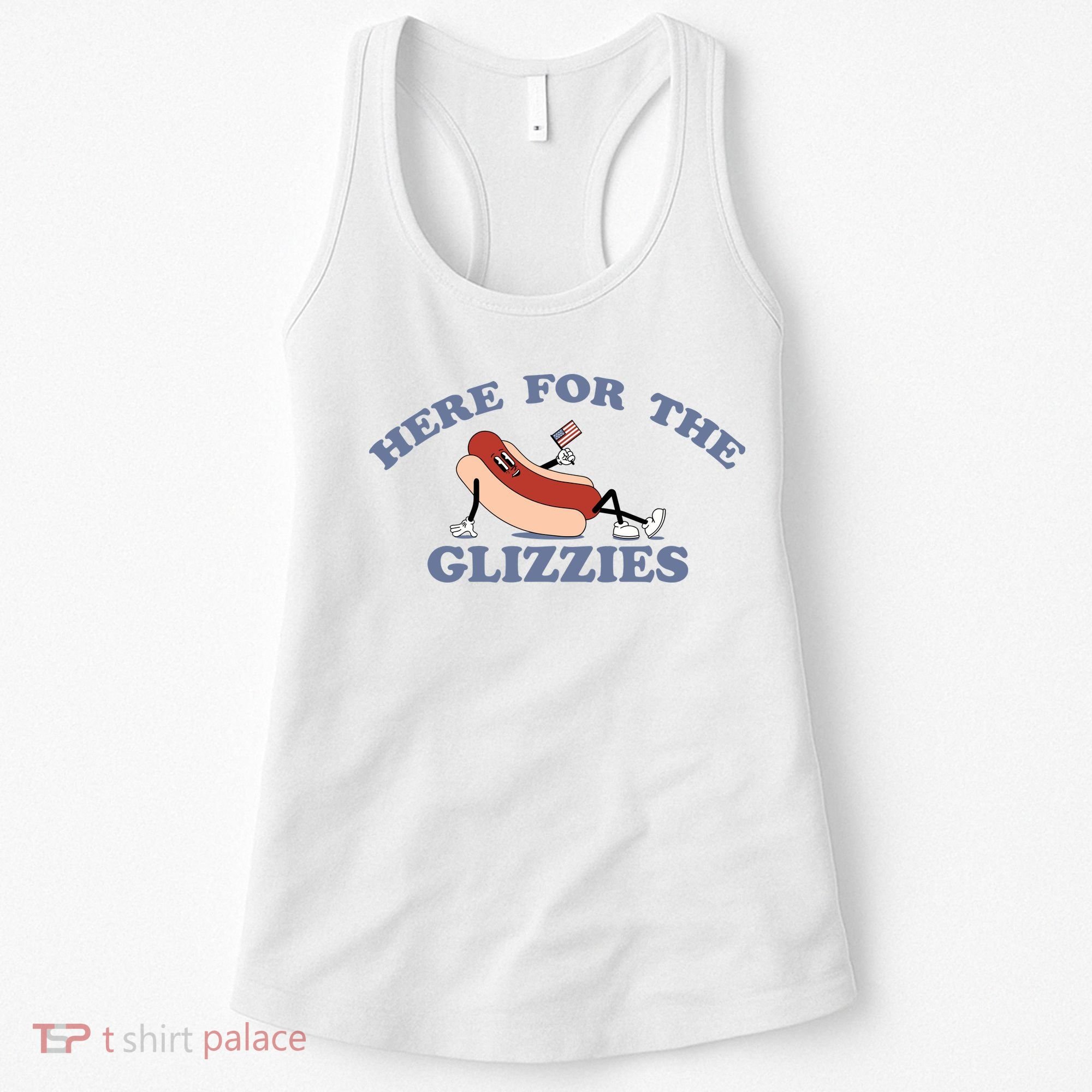 Here For The Glizzies 4th Of July Women's Tank Top