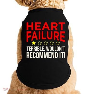 Heart Failure Terrible Hearts Disease Awareness Graphic Gift Doggie Tank