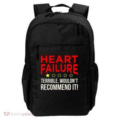 Heart Failure Terrible Hearts Disease Awareness Graphic Gift Backpack