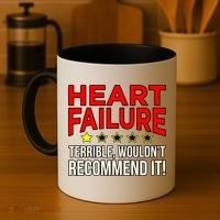 Heart Failure Terrible Hearts Disease Awareness Graphic Gift Coffee Mug thumb 4