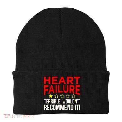Heart Failure Terrible Hearts Disease Awareness Graphic Gift Beanie