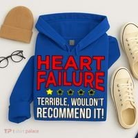 Heart Failure Terrible Hearts Disease Awareness Graphic Gift Hoodie thumb 4