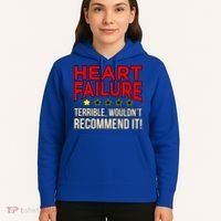 Heart Failure Terrible Hearts Disease Awareness Graphic Gift Hoodie thumb 5