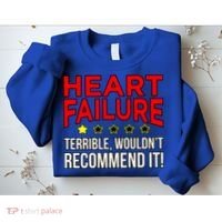 Heart Failure Terrible Hearts Disease Awareness Graphic Gift Sweatshirt thumb 2