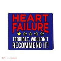 Heart Failure Terrible Hearts Disease Awareness Graphic Gift Mousepad thumb 0