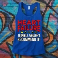 Heart Failure Terrible Hearts Disease Awareness Graphic Gift Women's Tank Top thumb 3