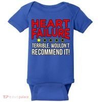 Heart Failure Terrible Hearts Disease Awareness Graphic Gift Baby Bodysuit thumb 0