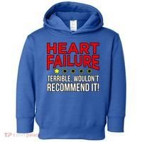 Heart Failure Terrible Hearts Disease Awareness Graphic Gift Toddler Hoodie thumb 0