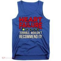 Heart Failure Terrible Hearts Disease Awareness Graphic Gift Tank Top thumb 0